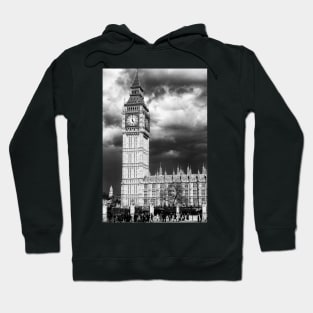 Storm Clouds Gather over Big Ben and the Houses of Parliament Hoodie